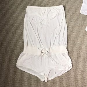 White Victoria Secret Swimsuit Romper cover-up